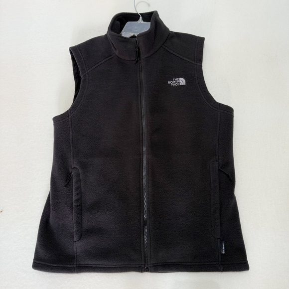 The North Face Black Fleece Vest Men’s Size Large Full Zip Sleeveless Jacket - Picture 3 of 14